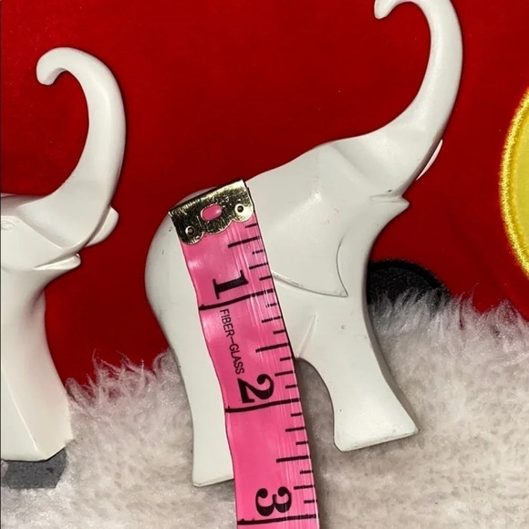 CERAMIC ELEPHANT HOME DECOR Set of 2 - Picture 6 of 11